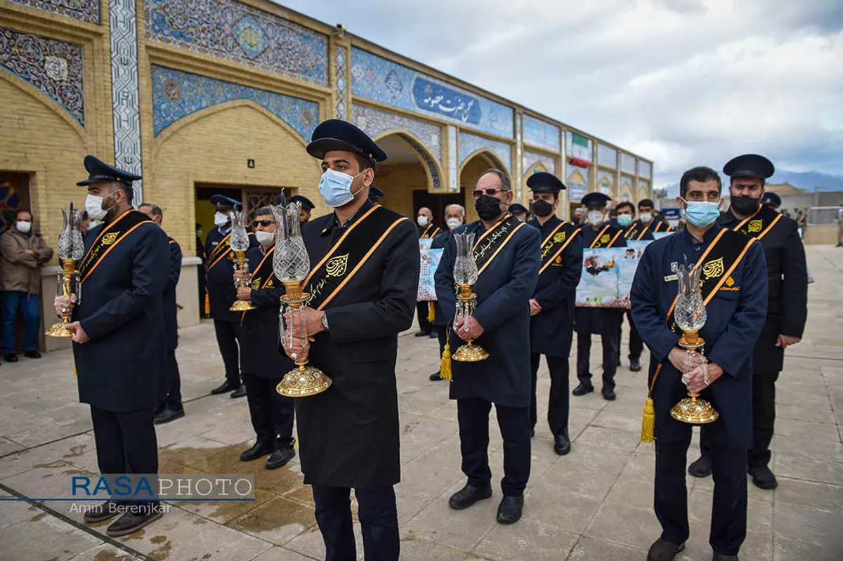 آیین گلاب شویی مضجع شریف حضرت احمدبن موسی الکاظم (ع) &lrm;&lrm;