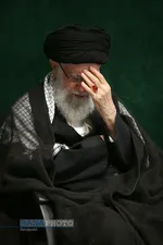 مراسم عزاداری حضرت اباعبدالله الحسین (علیه&zwnj;السلام) در شب تاسوعا با حضور رهبر انقلاب