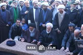 تشییع پیکر آیت‌الله سیدهاشم رسولی محلاتی در قم