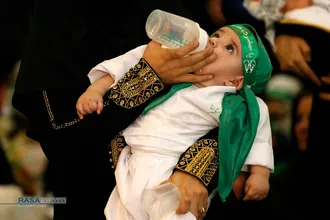 مراسم شیرخوارگان حسینی در مصلی تهران | عکس&zwnj;های منتخب خبرگزاری رسا از عزاداری دهه اول محرم ۱۳۹۸