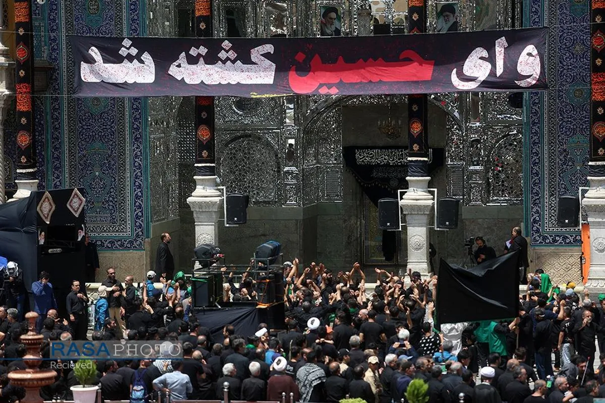 عزاداری روز عاشورا در حرم مطهر کریمه اهلبیت (علیهم&zwnj;السلام)