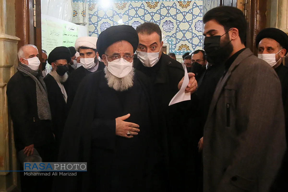 مراسم ختم حضرت آیت الله صافی گلپایگانی از طرف رهبر انقلاب