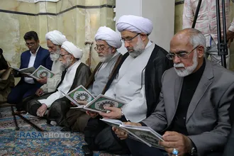 مراسم ختم آیت الله محقق کابلی از سوی رهبر انقلاب
