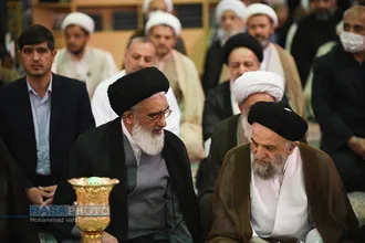 آیین خطبه&zwnj;خوانی آغاز دهه کرامت در حرم حضرت فاطمه معصومه (سلام الله علیها)