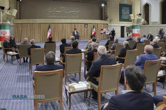 دیدار رئیس&zwnj; جمهور و اعضای هیئت دولت با رهبر معظم انقلاب