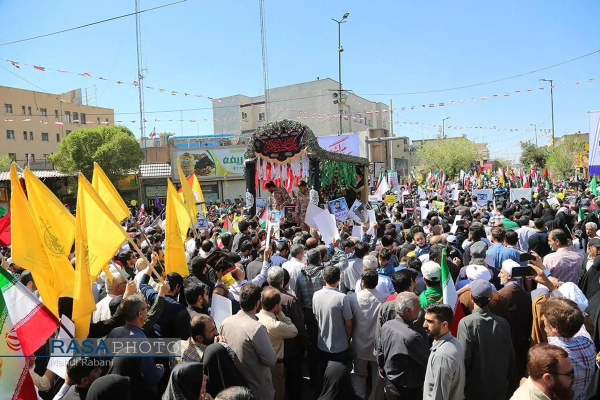 راهپیمایی باشکوه روز قدس در قم