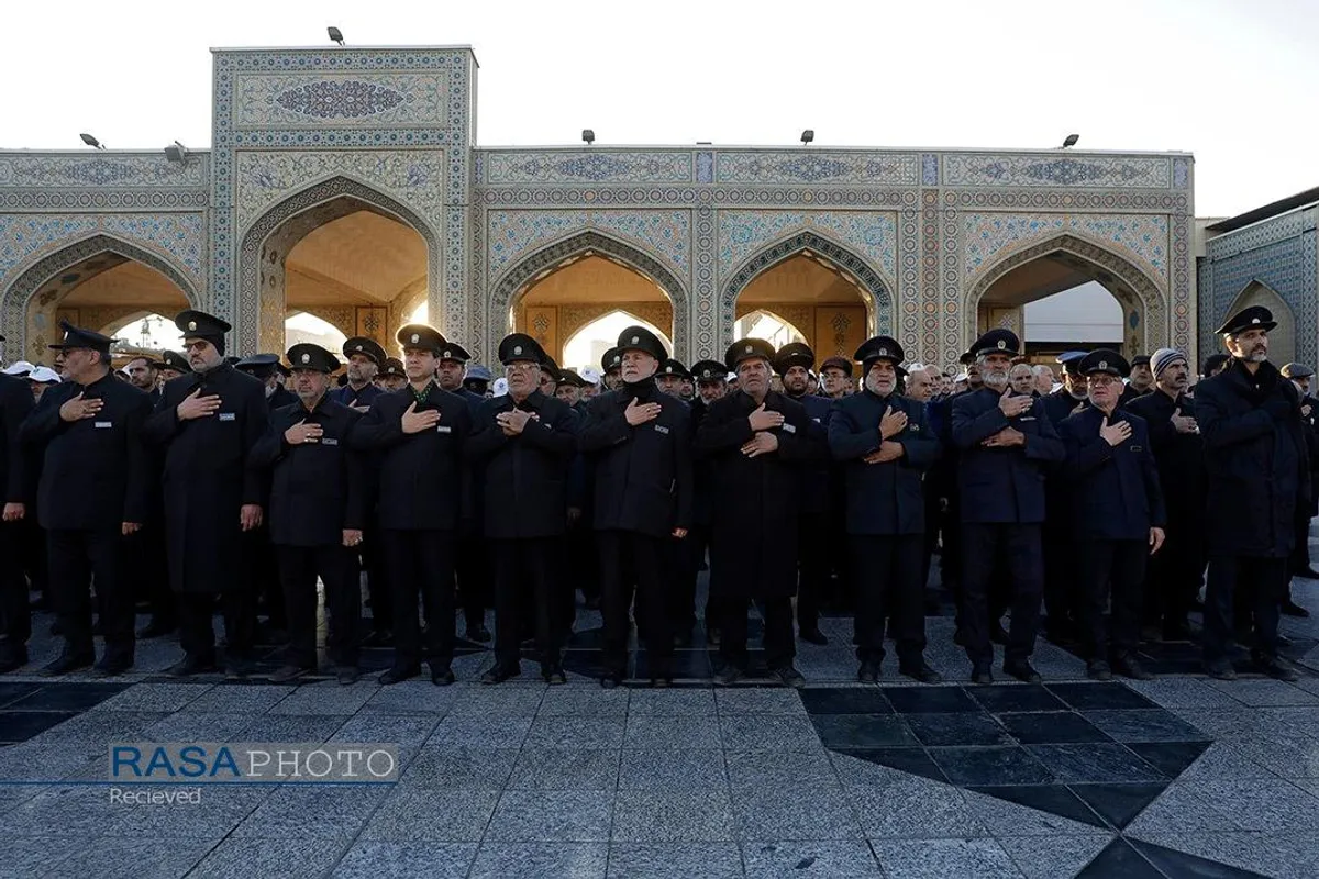 عزاداری روز شهادت حضرت صدیقه کبری (سلام&zwnj;الله&zwnj;علیها) در حرم مطهر رضوی