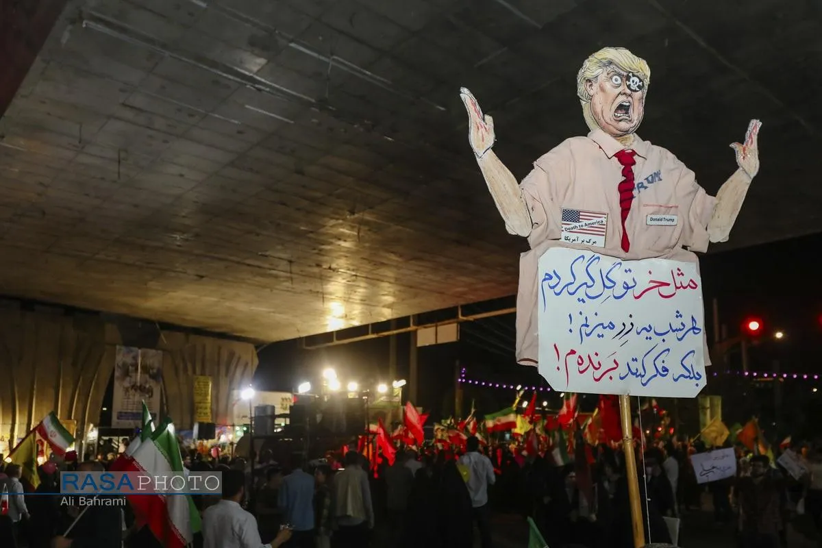 جبهه خیابان در شب عید سعید غدیر