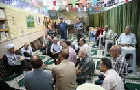حضور سرزده امام جمعه شیراز در جمع اصحاب مسجد جوکار