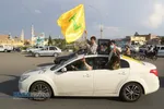 راهپیمایی خودرویی درحمایت از مردم مظلوم فلسطین&lrm; و افغانستان