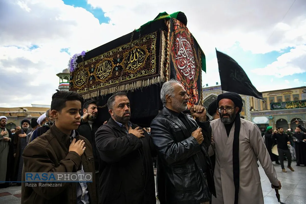 عزاداری روز شهادت حضرت امام موسی کاظم (علیه&zwnj;السلام) در حرم بانوی کرامت