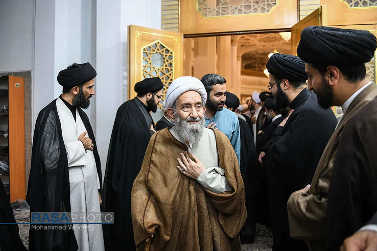 مراسم چهلمین روز ارتحال آیت الله علوی گرگانی