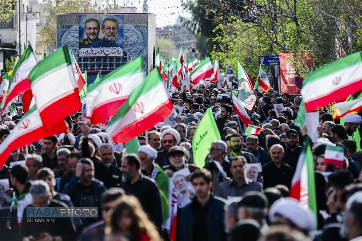 تشییع شهید دکتر علی لاریجانی در قم