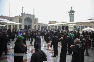 عزاداری روز شهادت امام هادی(ع) در حرم کریمه اهل&zwnj;بیت (ع)