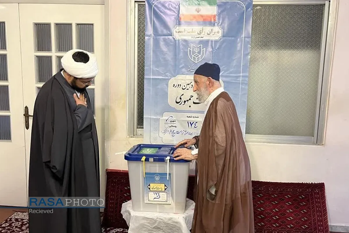 مشارکت آیت الله استادی در چهاردهمین انتخابات ریاست جمهوری