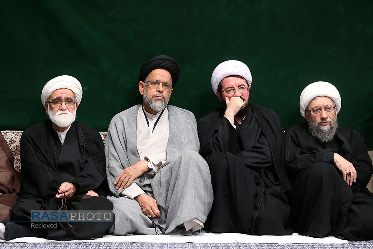 مراسم عزاداری حضرت اباعبدالله الحسین (علیه&zwnj;السلام) در شب تاسوعا با حضور رهبر انقلاب