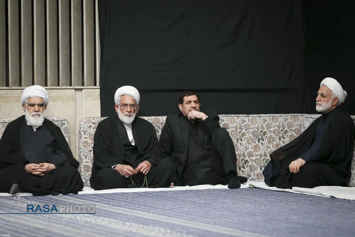 مراسم عزاداری شب تاسوعای حسینی (علیه&zwnj;السلام) در حسینیه امام خمینی (ره)