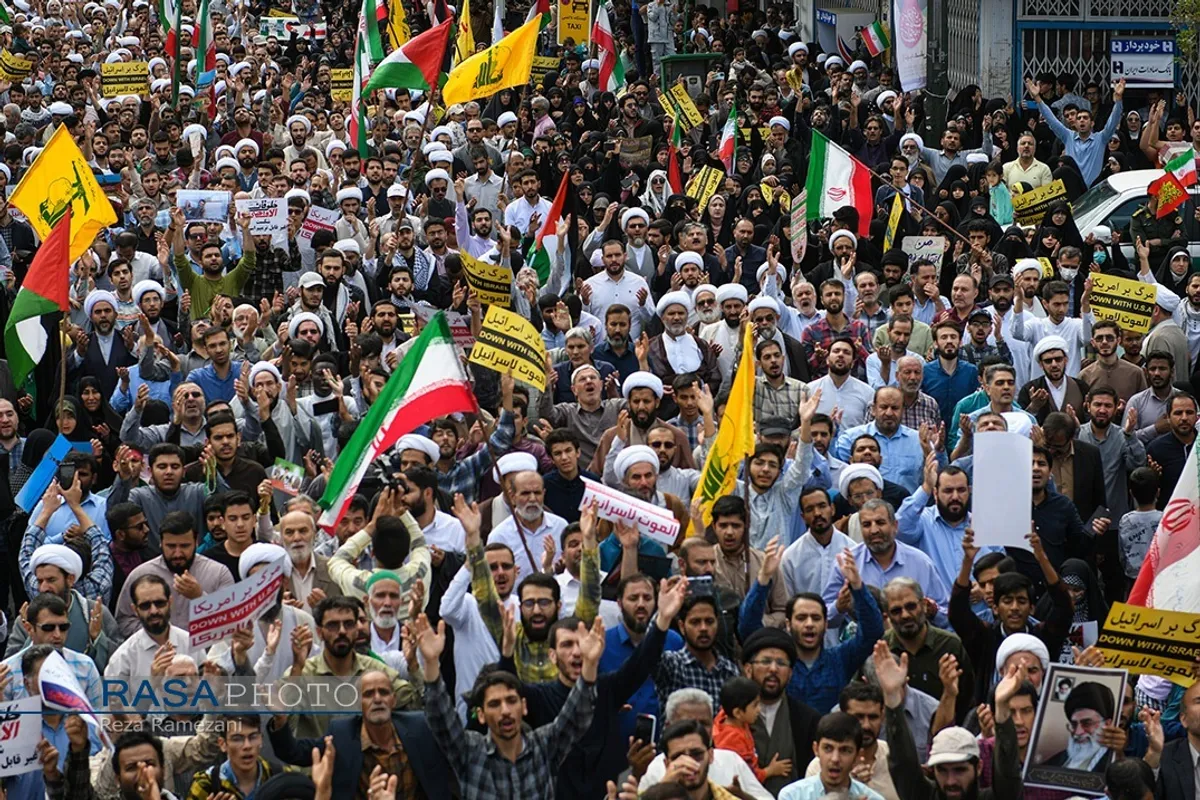 راهپیمایی ضد رژیم صهیونیستی در قم