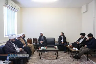 بازدید مدیرعامل و جمعی از اعضای خبرگزاری رسا از مجتمع تبلیغ حوزه علمیه