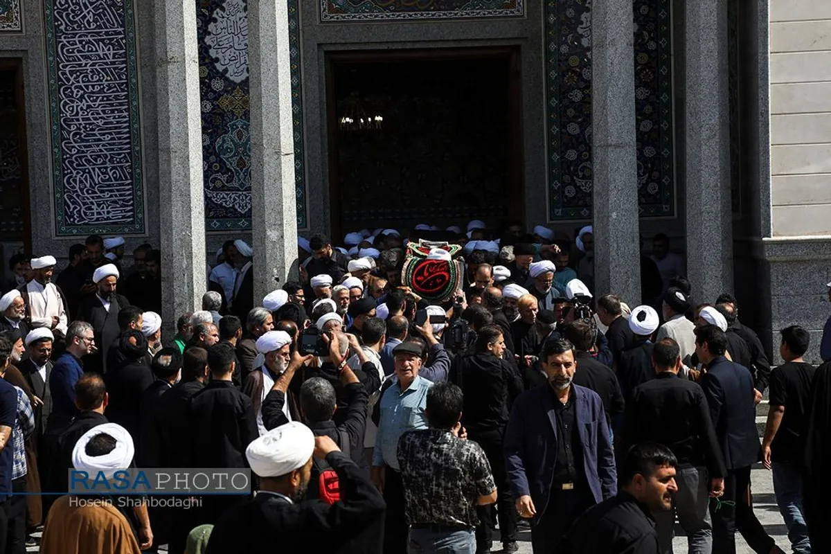 تشییع آیت الله محفوظی در قم