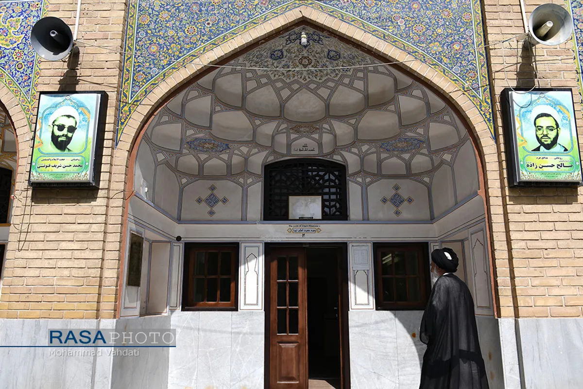 حجره حضرت امام خمینی (ره) در مدرسه فیضیه قم