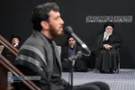 آخرین شب عزاداری شهادت حضرت زهرا (سلام&zwnj;الله&zwnj;علیها) با حضور رهبر انقلاب