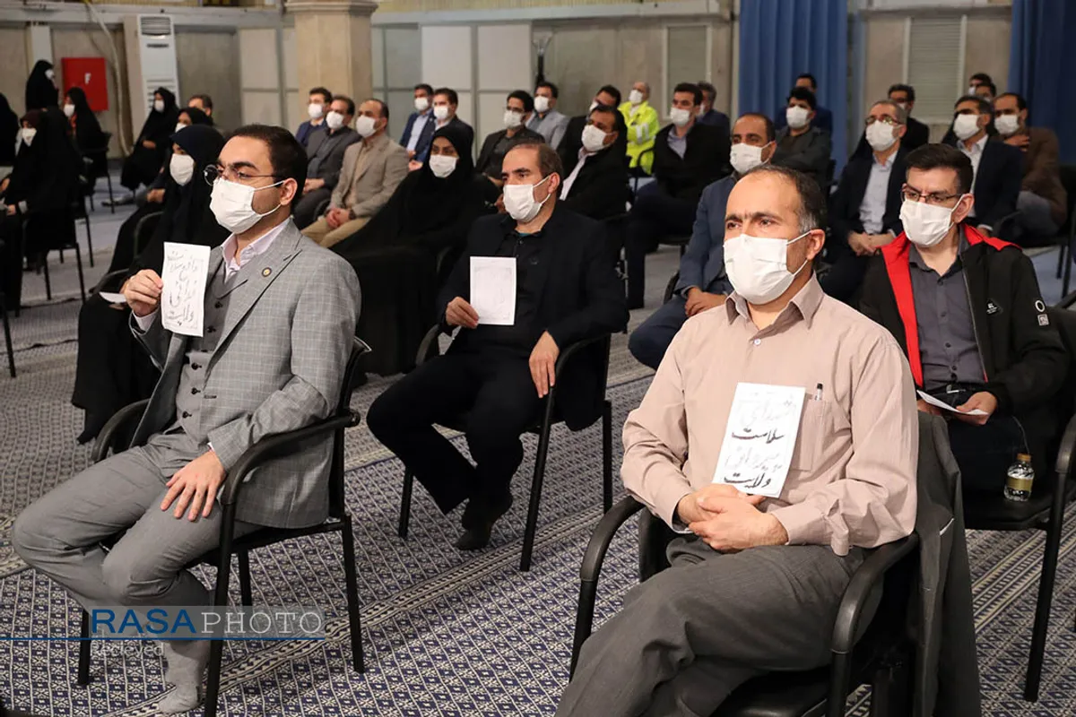 دیدار پرستاران و خانواده شهدای سلامت با رهبر انقلاب