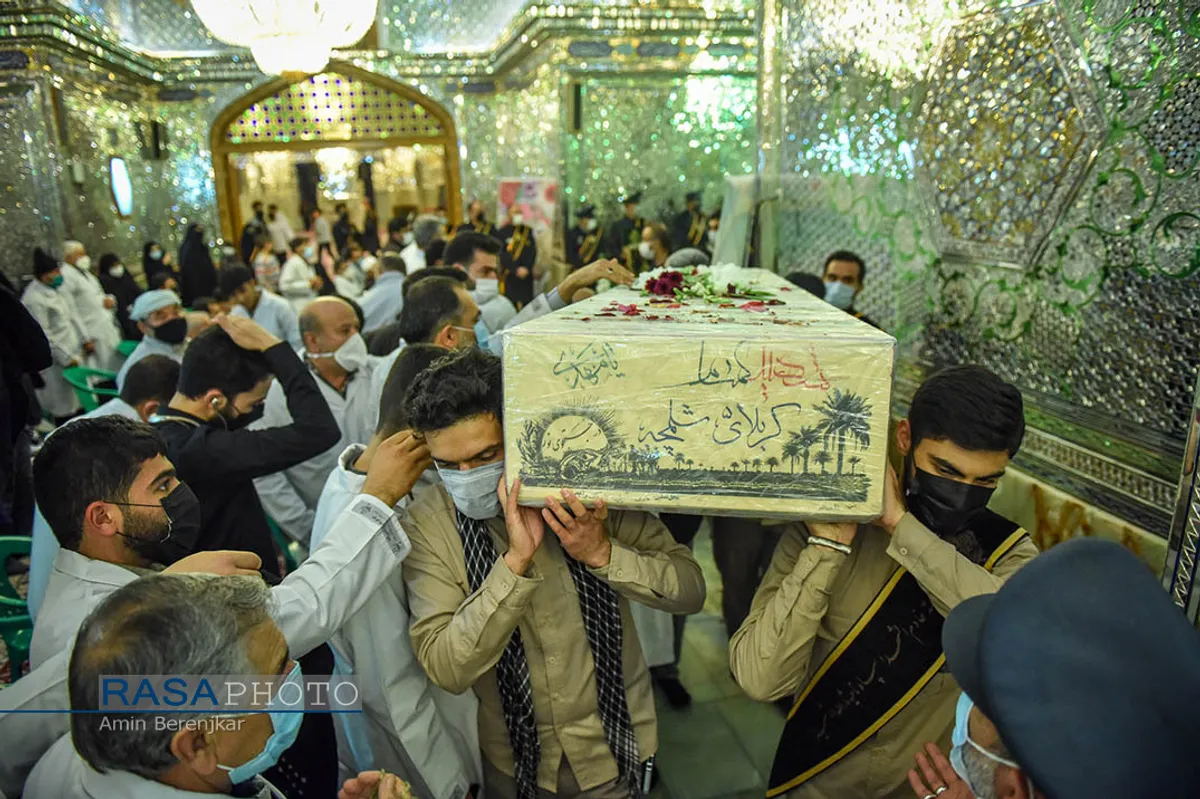 آیین گلاب شویی مضجع شریف حضرت احمدبن موسی الکاظم (ع) &lrm;&lrm;