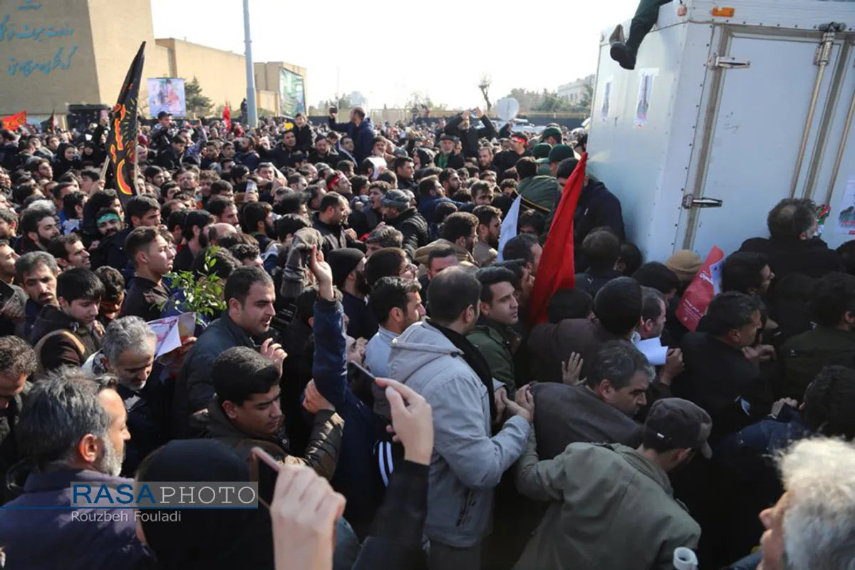 تشییع باشکوه سپهبد شهید حاج قاسم سلیمانی در تهران