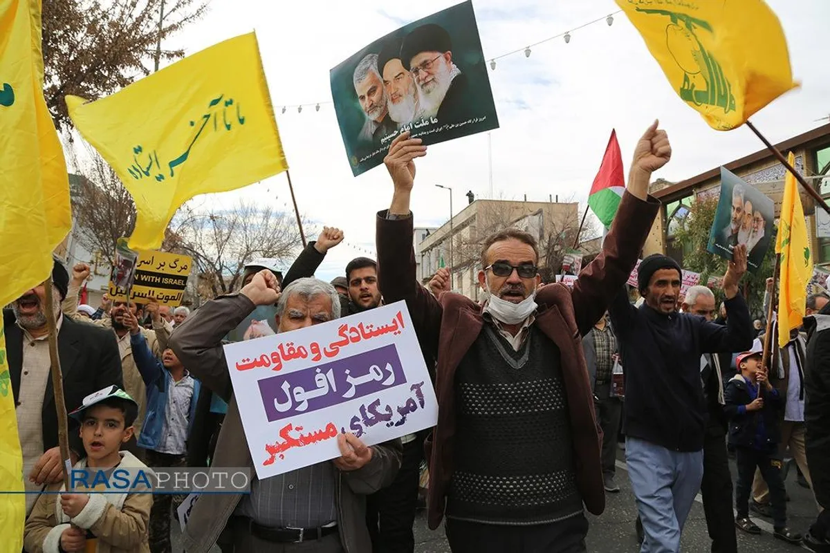 راهپیمایی محکومیت حمله تروریستی کرمان در قم
