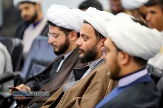 نشست مسئولین مرکز نخبگان و استعداد&zwnj;های برتر حوزه&zwnj;های علمیه خراسان با طلاب ممتاز خراسان شمالی