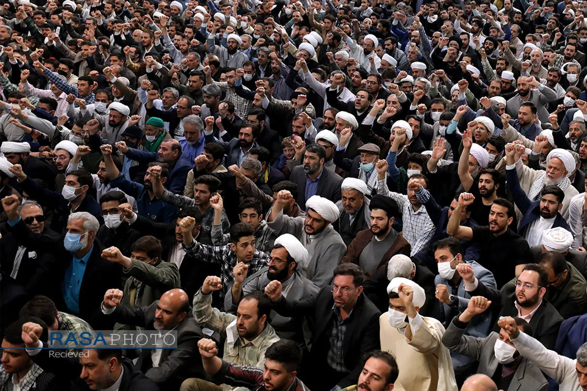 سخنرانی رهبر انقلاب در اجتماع عظیم زائران و مجاوران حرم مطهر رضوی (علیه&zwnj;السلام)
