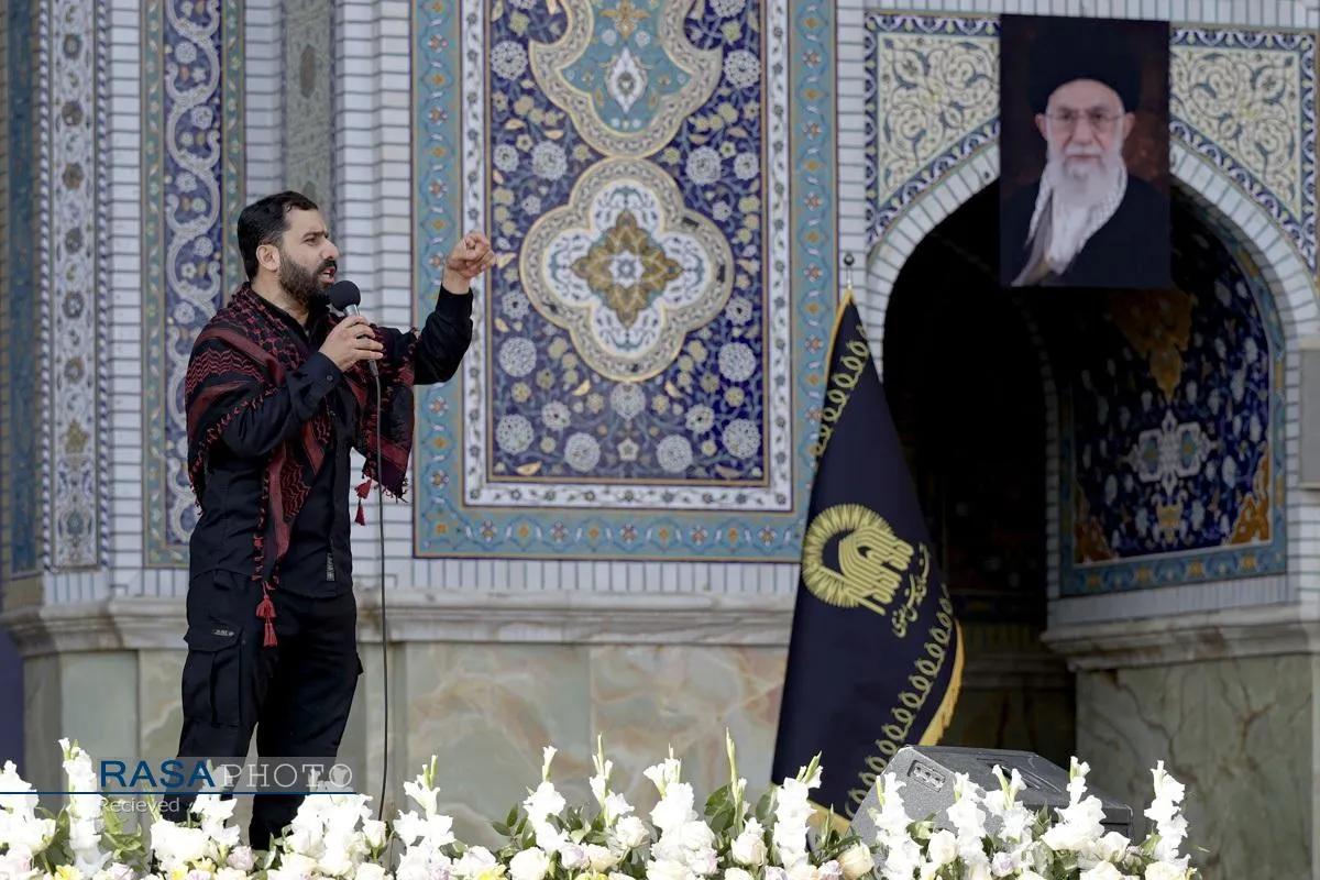 مجلس عزای شهادت رهبر معظم انقلاب (ره) در حرم مطهر رضوی
