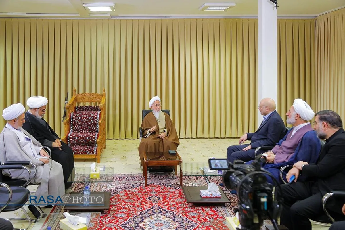 دیدار دکتر قالیباف با حضرت آیت الله جوادی آملی