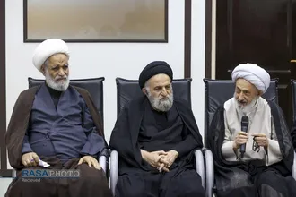 دیدار پزشکیان با اعضای جامعه مدرسین حوزه علمیه قم