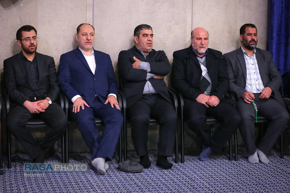 دیدار مداحان اهل&zwnj;بیت علیهم&zwnj;السلام مقام معظم رهبری