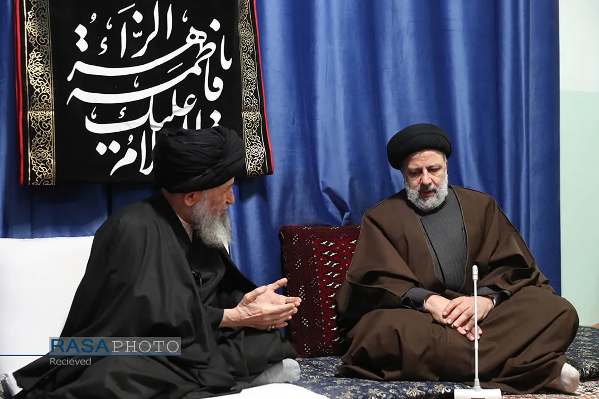 دیدار سید ابراهیم رئیسی، رئیس جمهور با آیت الله علوی گرگانی