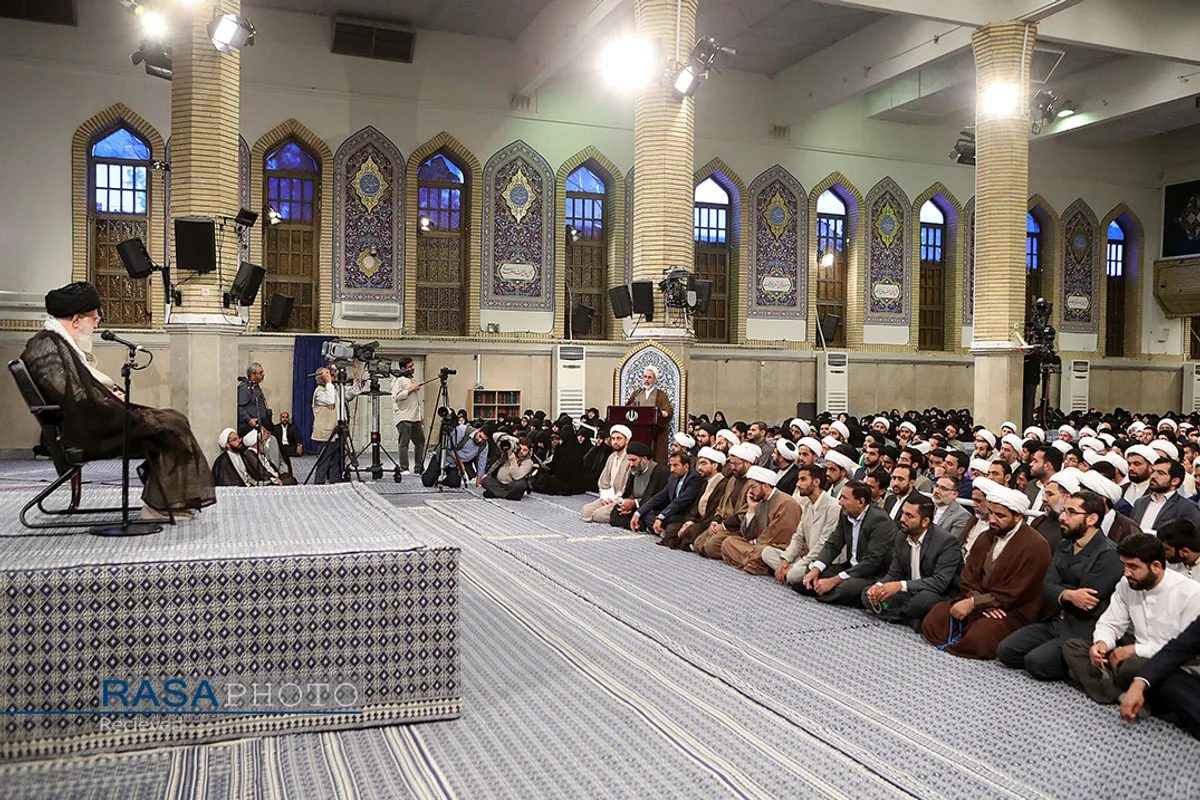 دیدار جمعی از طلاب سراسر کشور با رهبر معظم انقلاب