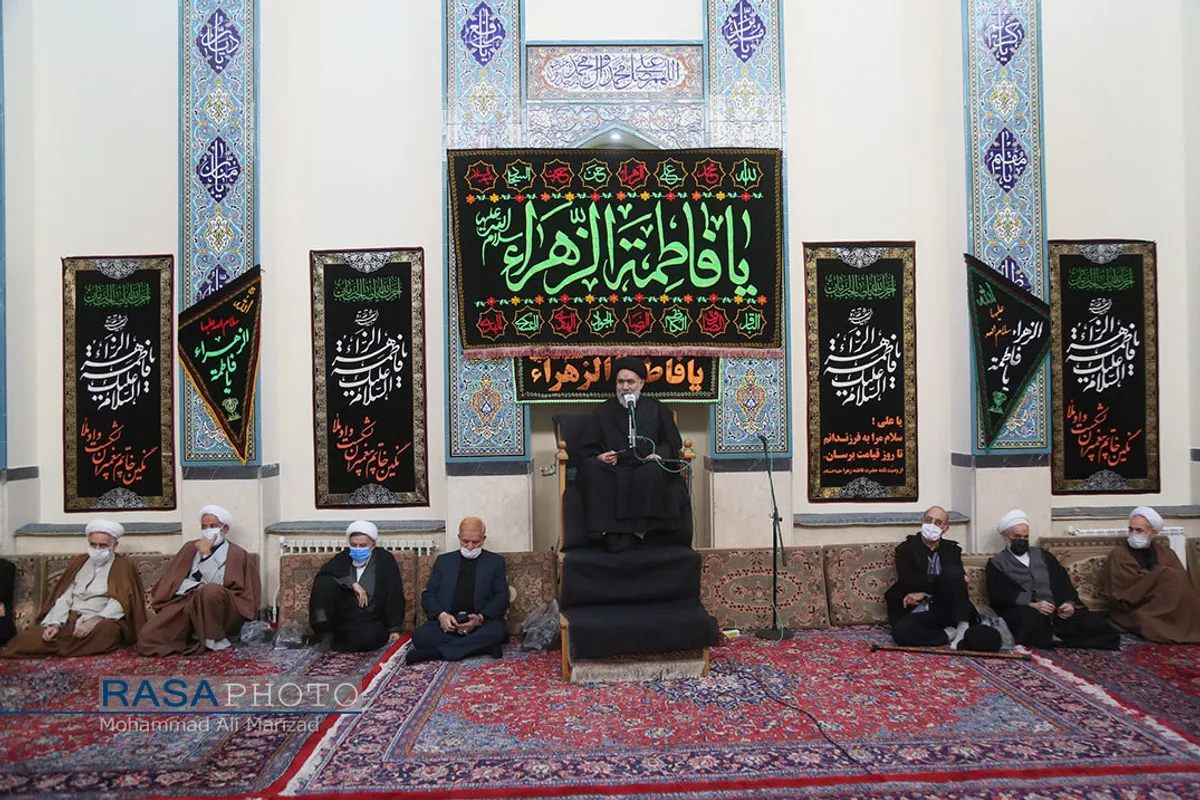 عزاداری روز شهادت حضرت صدیقه کبری (سلام&zwnj;الله&zwnj;علیها) در بیوت مراجع تقلید