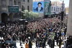 عزاداری روز شهادت حضرت امام جعفر صادق (ع) و تشییع پیکر شهید دفاع مقدس در قم