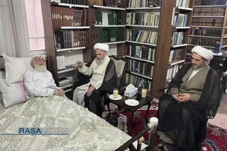 عیادت علما، شخصیت&zwnj;های حوزوی و رؤسای قوای از حضرت آیت الله نوری همدانی