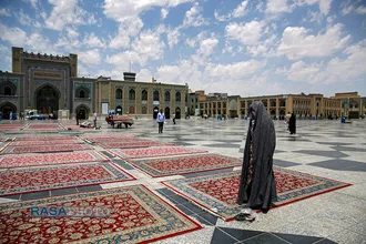 رعایت پروتکل&zwnj;های بهداشتی در حرم مطهر رضوی
