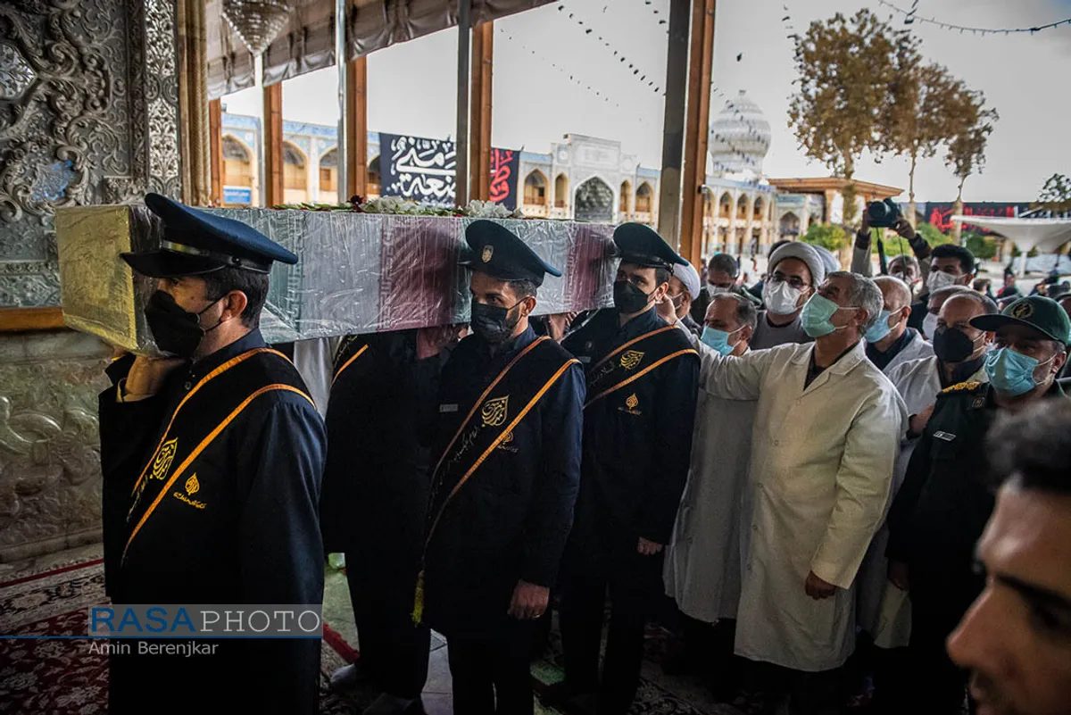 آیین گلاب شویی مضجع شریف حضرت احمدبن موسی الکاظم (ع) &lrm;&lrm;