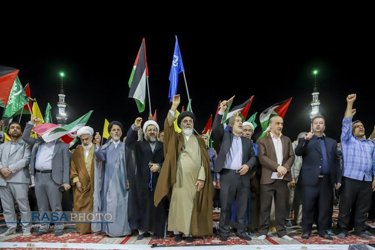 اجتماع بزرگ مردمی انا علی العهد