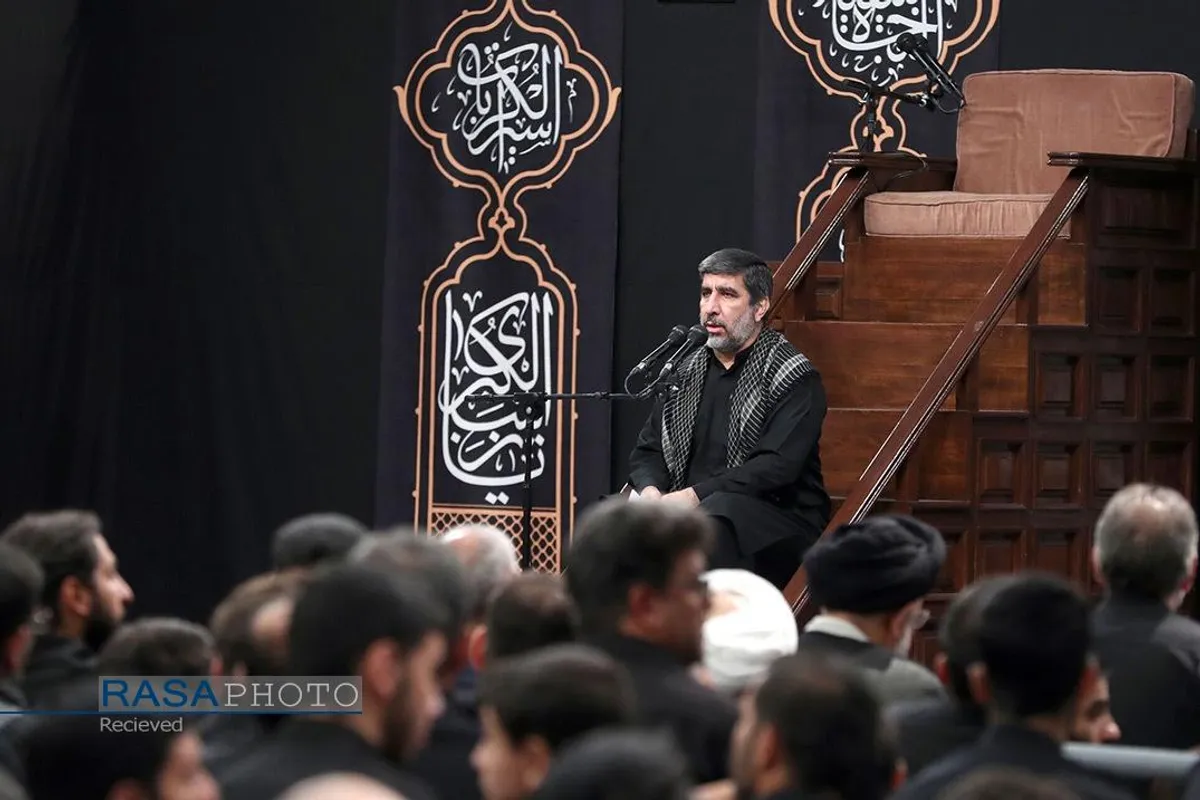 مراسم عزاداری شام غریبان حسینی (علیه&zwnj;السلام) در حسینیه امام خمینی (ره)