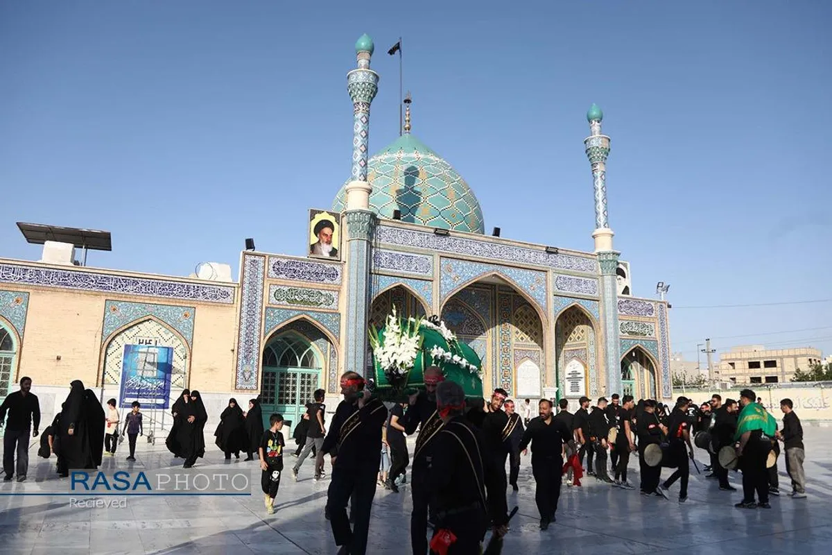 دسته عزاداری روز شهادت حضرت امام جواد الائمه (علیه&zwnj;السلام) با حضور ستاندار قم