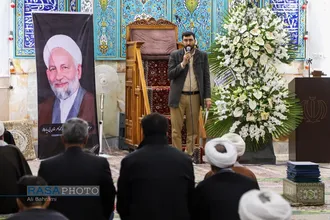 مراسم ختم مرحوم حجت الاسلام سقای بی&zwnj;ریا در قم