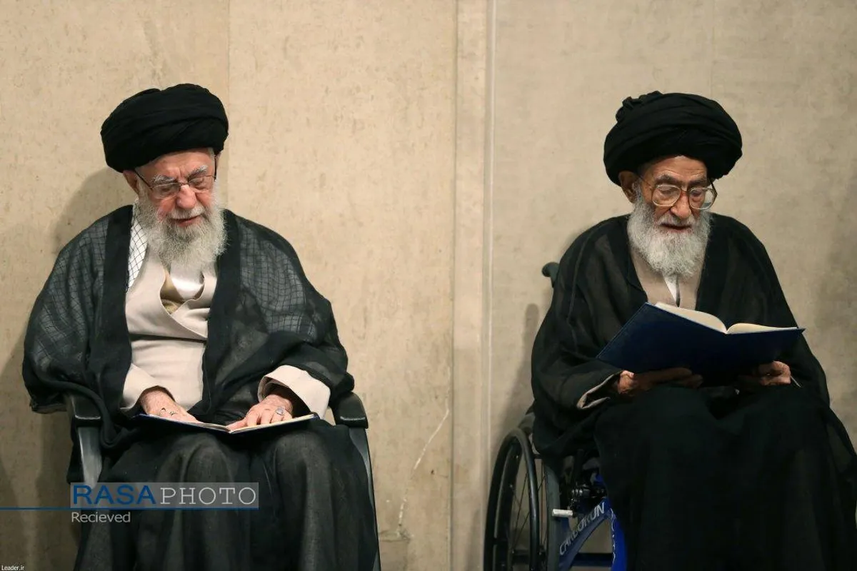مراسم بزرگداشت رئیس&zwnj;جمهور شهید و همراهان گرامی ایشان با حضور رهبر انقلاب