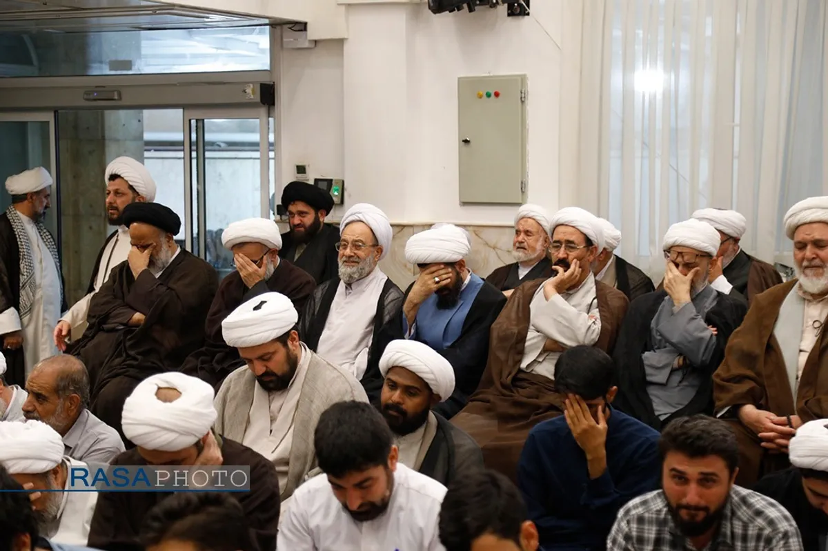 بزرگداشت شهدای غزه و اعلام حمایت از ملت فلسطین در دفتر حضرت آیت&zwnj;الله نوری همدانی
