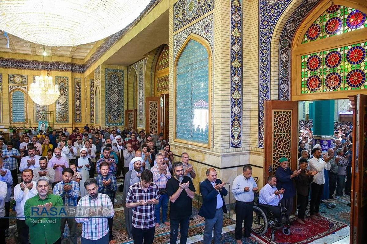 اقامه نماز عید سعید قربان در مسجد مقدس جمکران